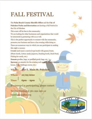 Fall Festival Flyer 