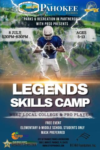 Legends Skills Camp Flyer 