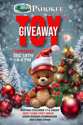 2025 Christmas Giveaway flyer