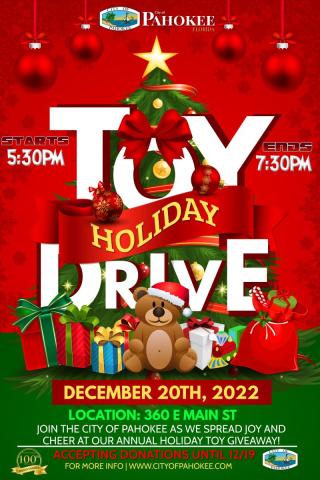 City of  Pahokee Toy GIve-A-Way