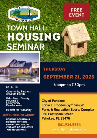 Town Hall - Housing Seminar