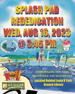 Splash Pad - ReDedication Ceremony