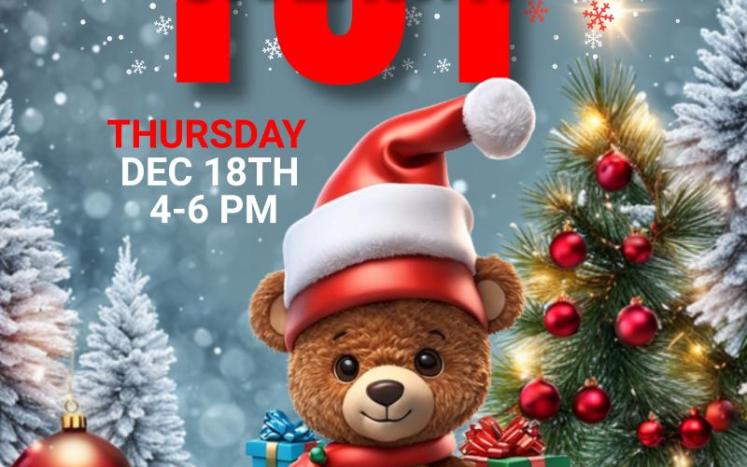 2025 Christmas Giveaway flyer
