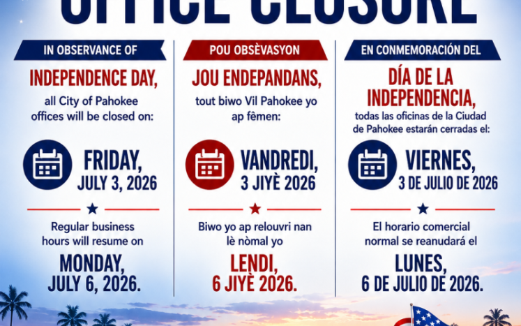 Offices Closed Independence Day 2026 Flyer