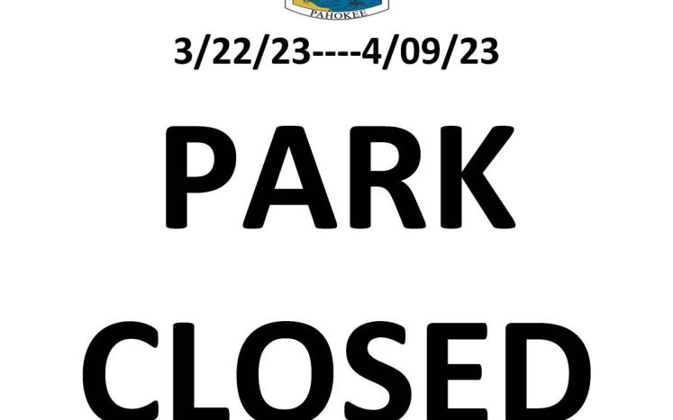 ALL PARKS CLOSED